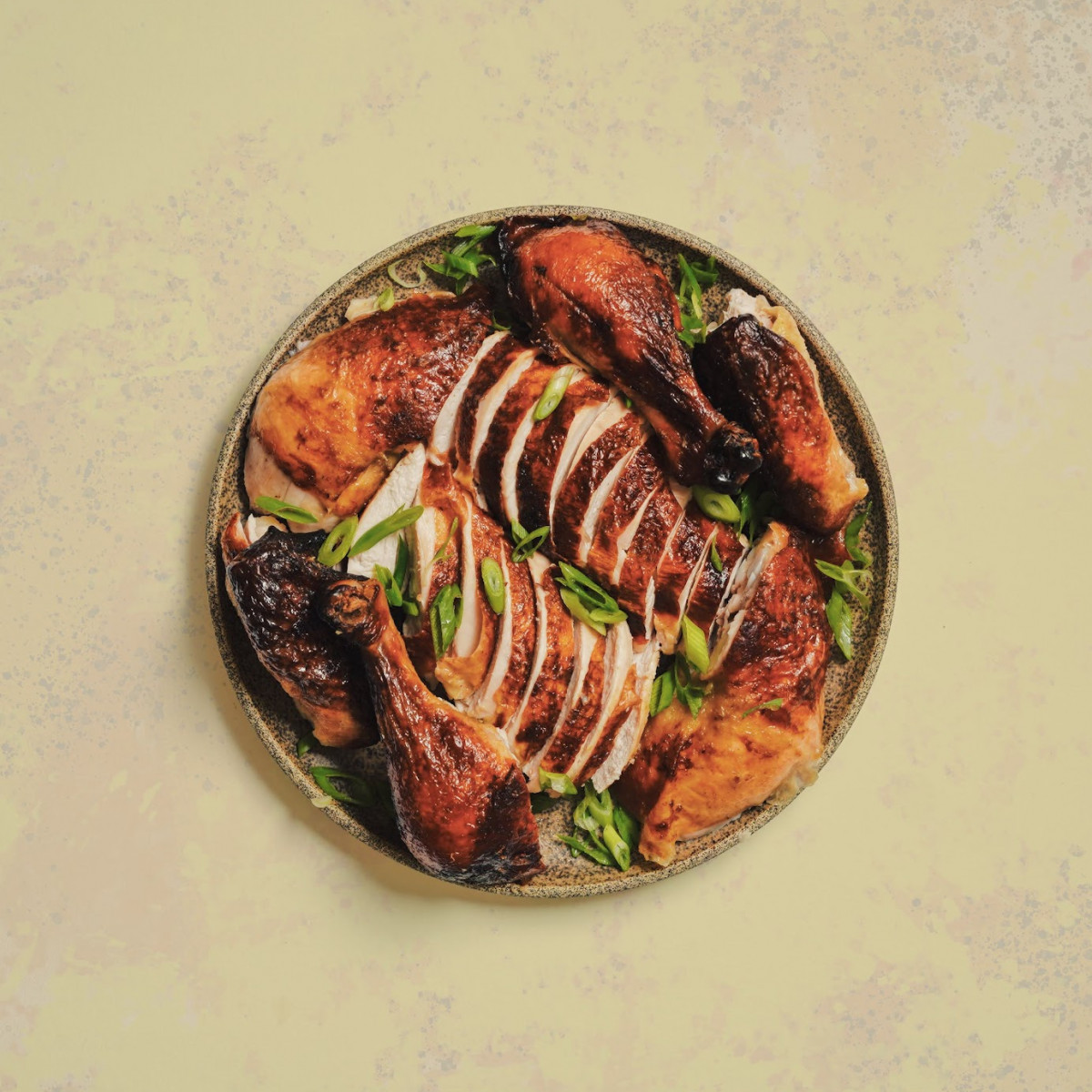 Scallion Whole Roasted Chicken | Little Fat Boy